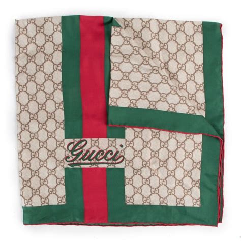 gucci cotton silk scarf|authentic Gucci silk scarf.